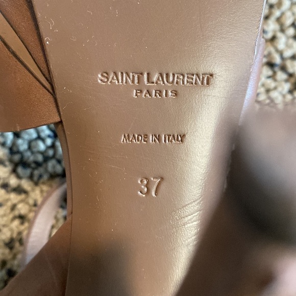 Yves Saint Laurent Stiletto Sandal Women's Size EU37 in EUC - Picture 10 of 12